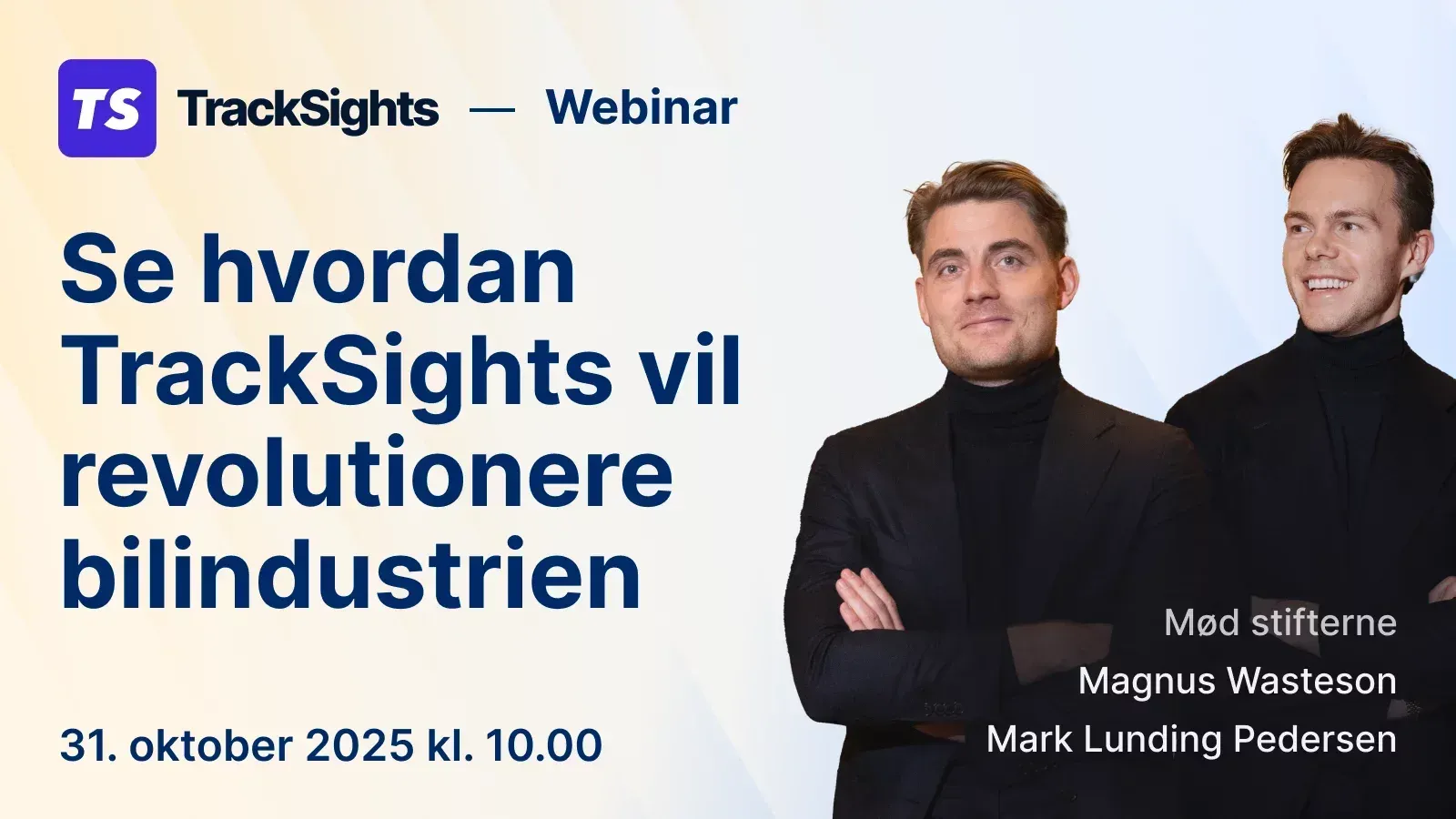 TrackSights webinar promo
